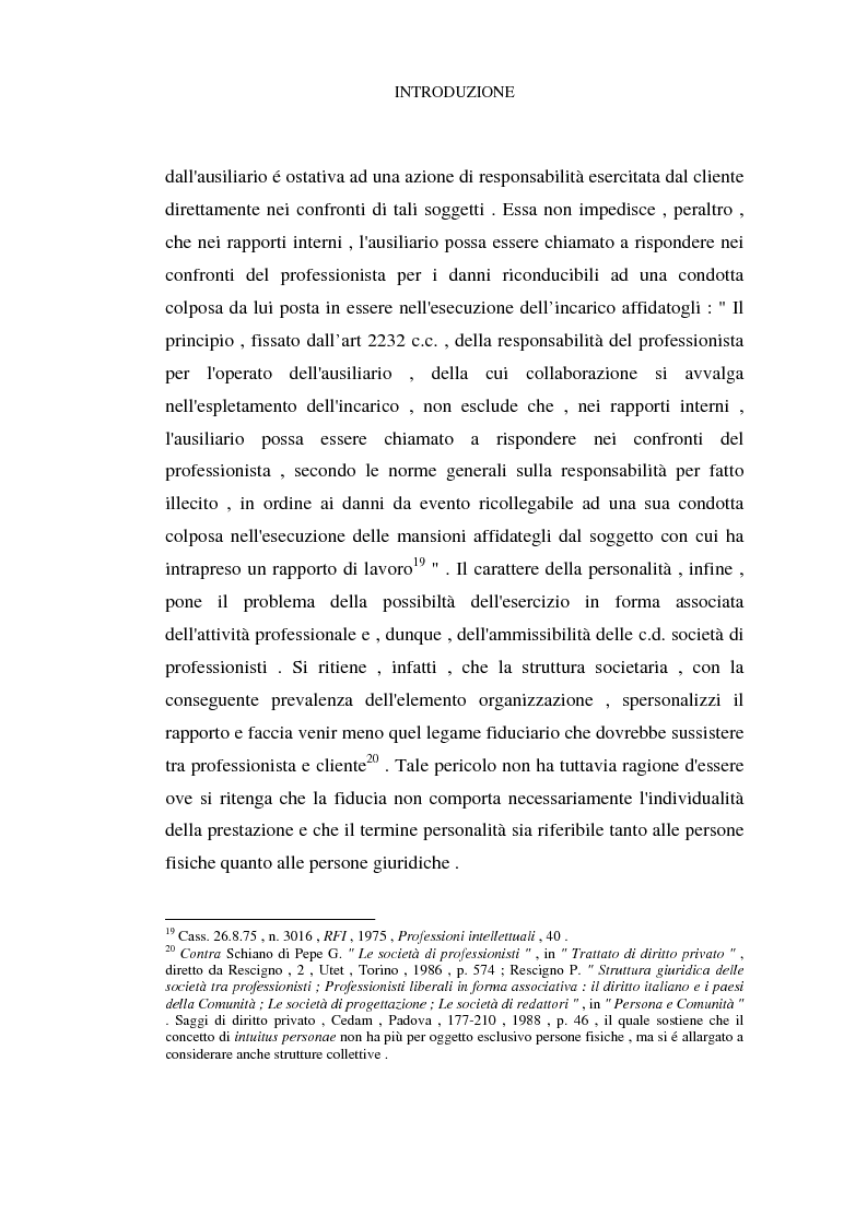 Anteprima della tesi: Lavoro professionale e responsabilità, Pagina 9