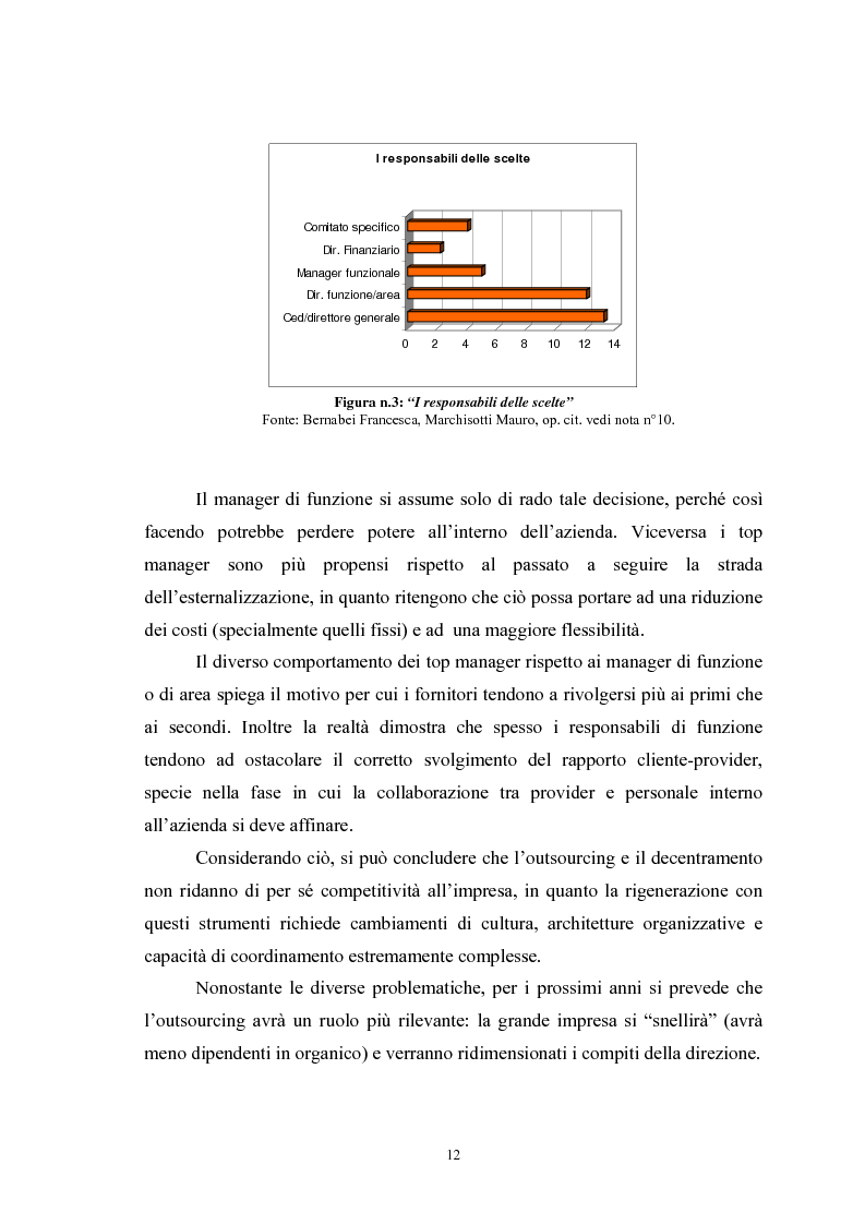 Anteprima della tesi: I vantaggi e i rischi dell'outsourcing: il global service di manutenzione in Solvay Chimica Italia SpA, Pagina 10