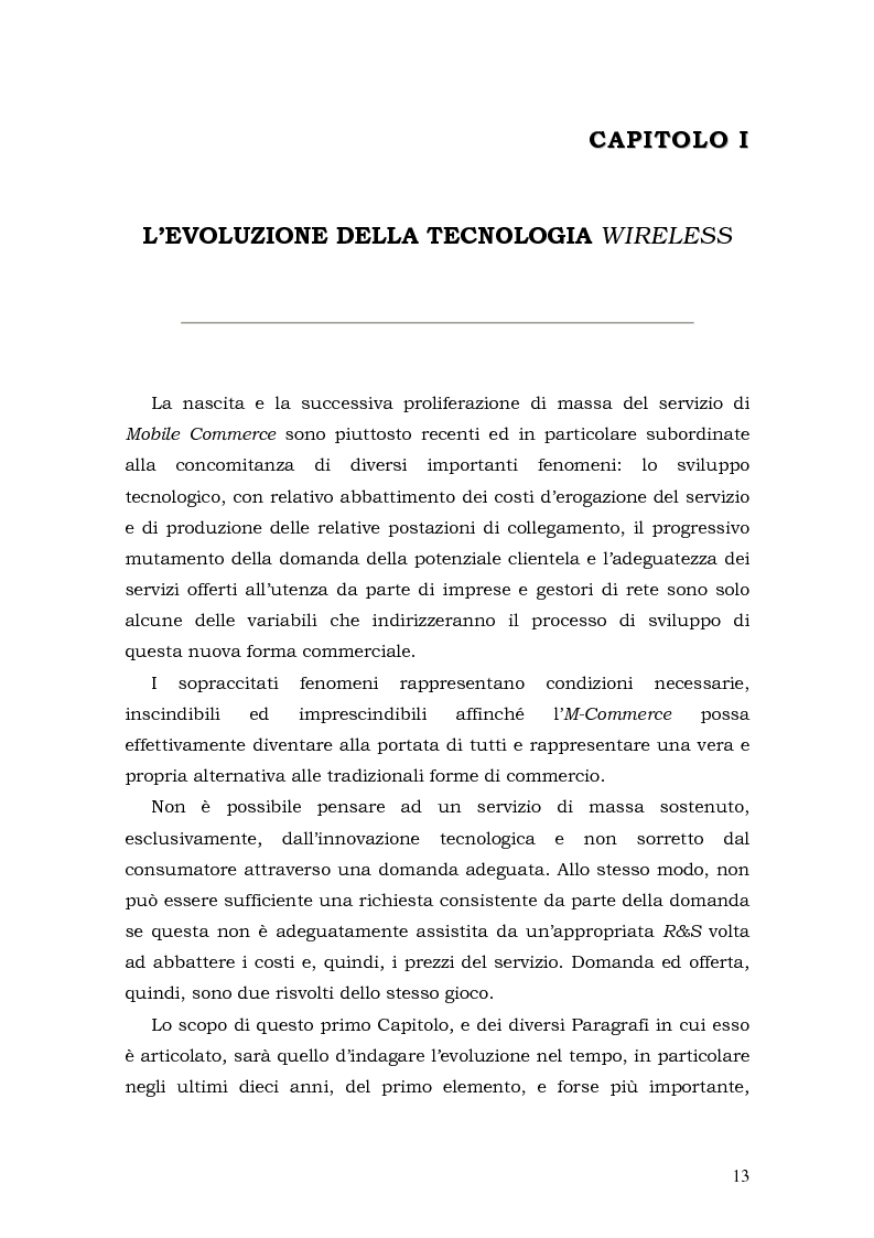 Anteprima della tesi: Prospettive di sviluppo nel mobile commerce, Pagina 13