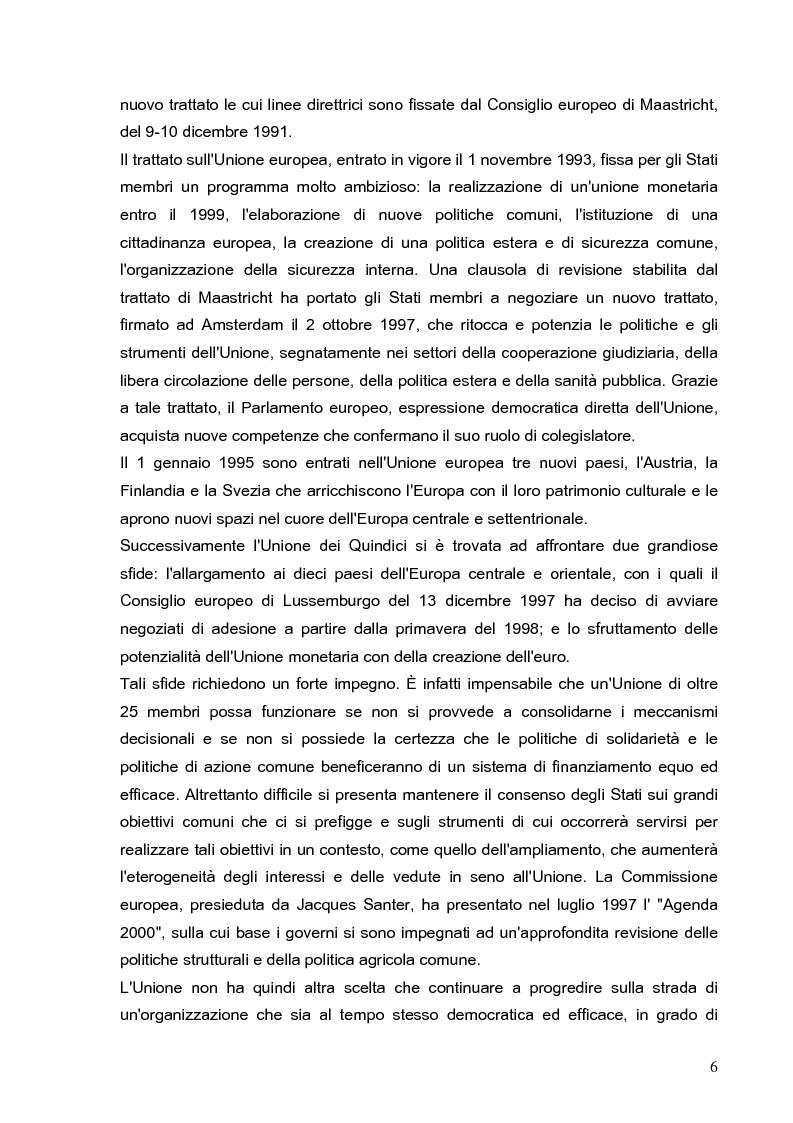 Anteprima della tesi: Cooperazione economica e ambientale dell'Unione europea con paesi del sud del Mediterraneo, Pagina 4