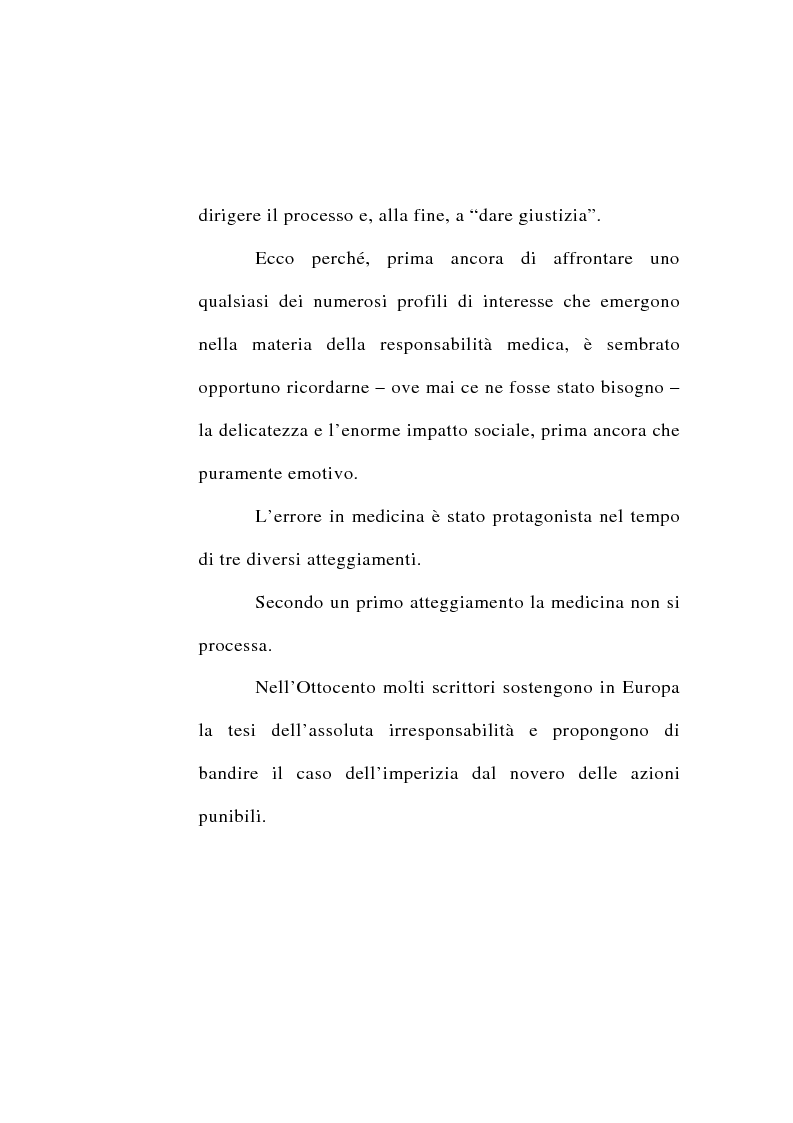 Anteprima della tesi: Responsabilità civile del medico per l'errore diagnostico, Pagina 3