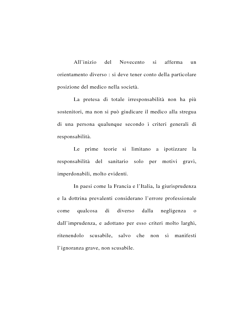 Anteprima della tesi: Responsabilità civile del medico per l'errore diagnostico, Pagina 4