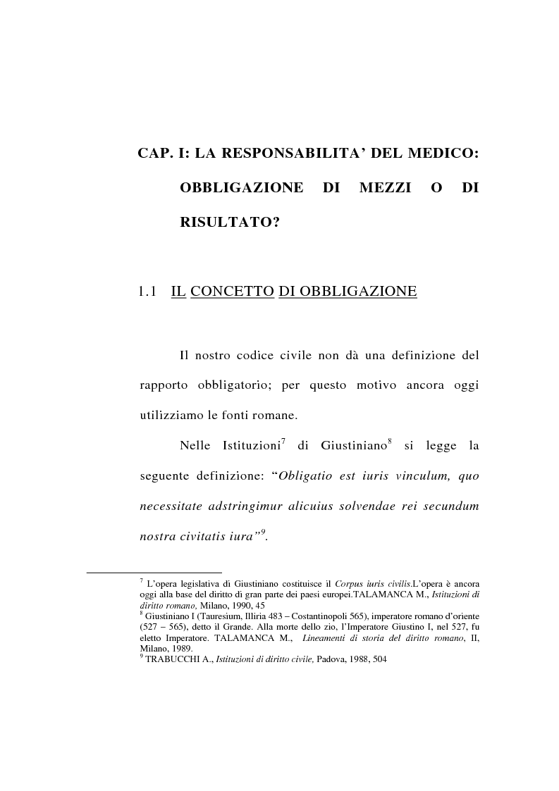 Anteprima della tesi: Responsabilità civile del medico per l'errore diagnostico, Pagina 9