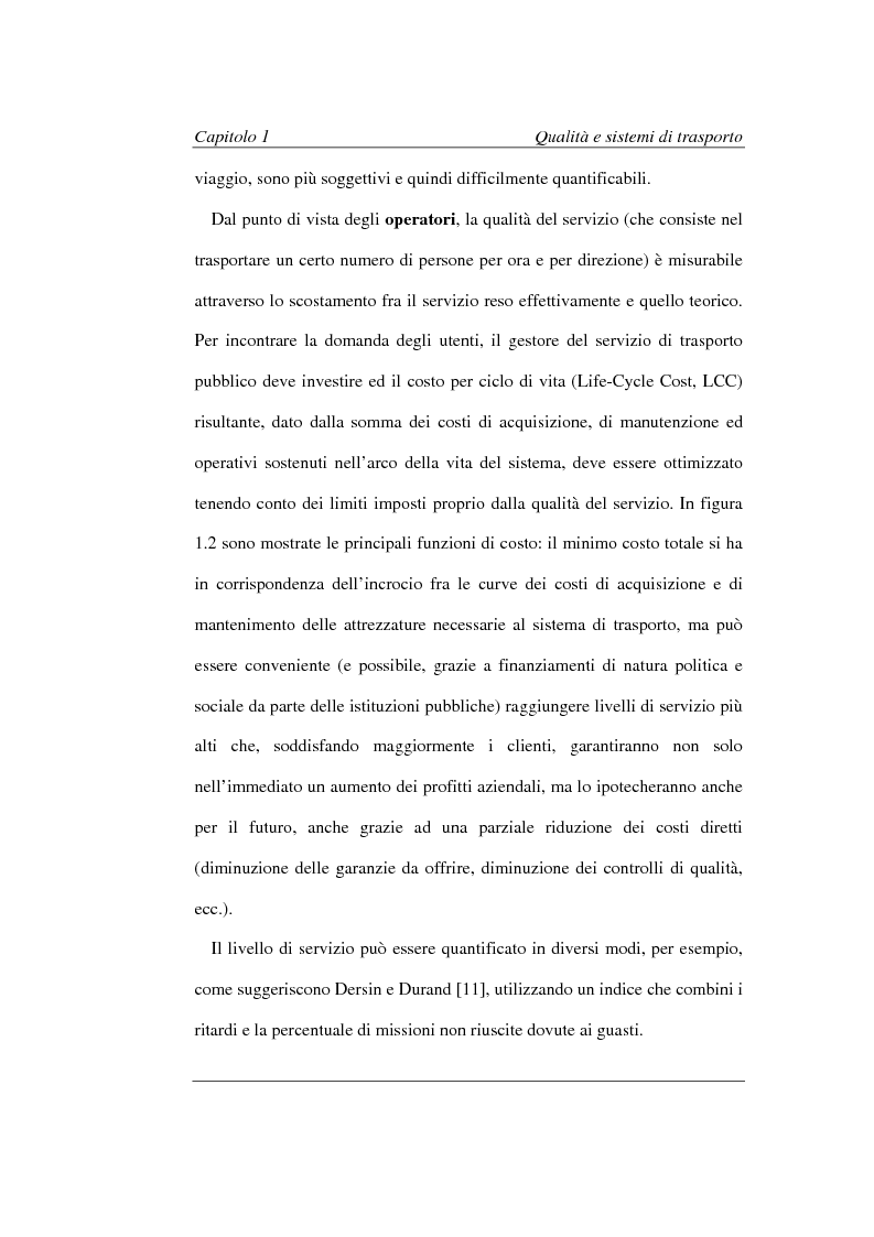 Anteprima della tesi: Valutazione statistica della qualità di un servizio di trasporto urbano, Pagina 11