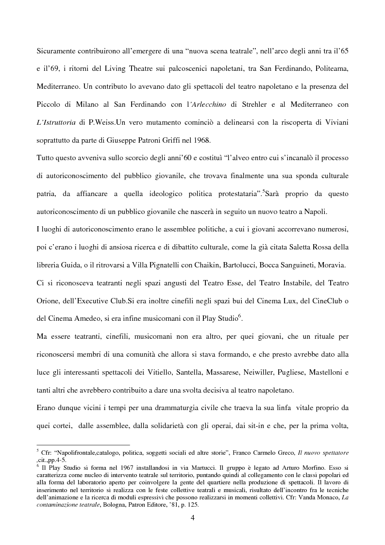 Anteprima della tesi: La sperimentazione teatrale a Napoli dal 1965 al 1975, Pagina 3