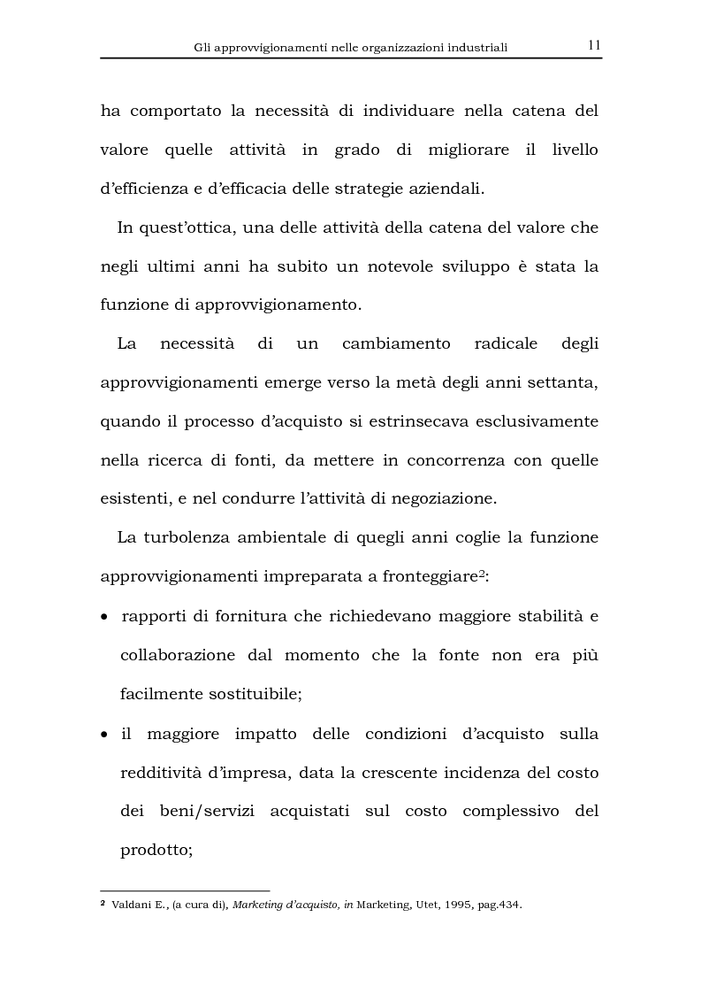 Anteprima della tesi: Il processo di acquisto delle imprese industriali nella logica virtuale. Il caso Nylstar, Pagina 11
