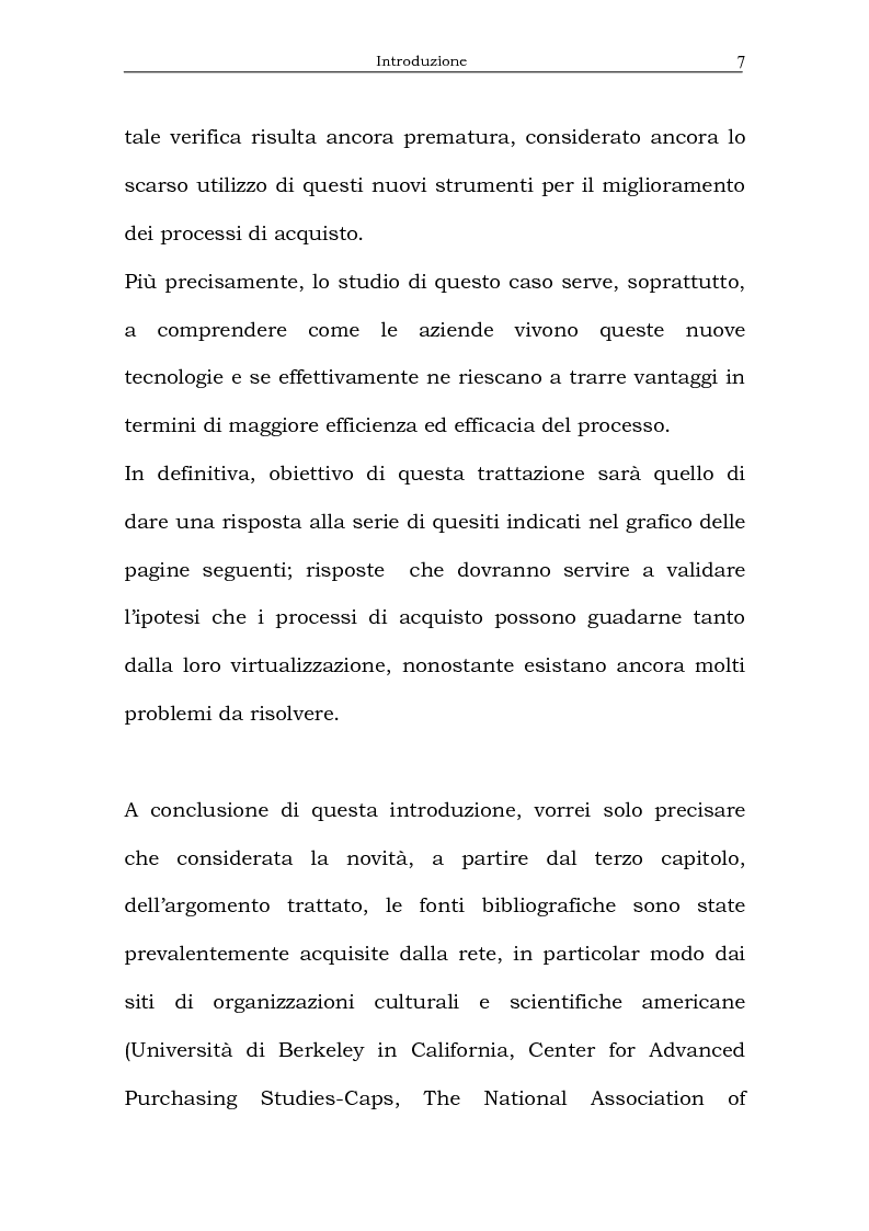 Anteprima della tesi: Il processo di acquisto delle imprese industriali nella logica virtuale. Il caso Nylstar, Pagina 7