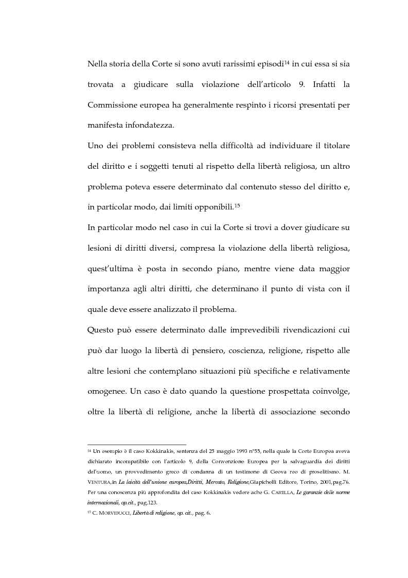 Anteprima della tesi: La sentenza della Corte Europea dei diritti dell'uomo Refah Partisi contro Turchia - Aspetti della libertà di religione in Turchia, Pagina 10