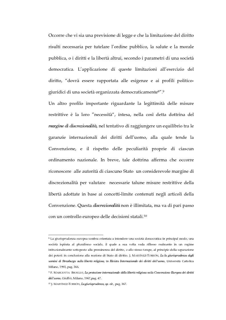 Anteprima della tesi: La sentenza della Corte Europea dei diritti dell'uomo Refah Partisi contro Turchia - Aspetti della libertà di religione in Turchia, Pagina 6