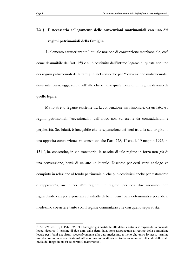 Anteprima della tesi: Le convenzioni matrimoniali, Pagina 14