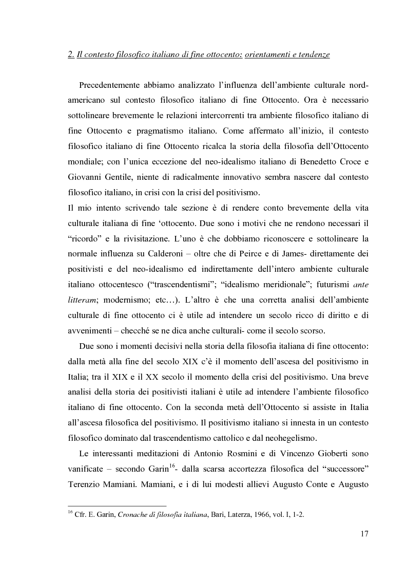 Anteprima della tesi: La filosofia del diritto di Mario Calderoni, Pagina 14