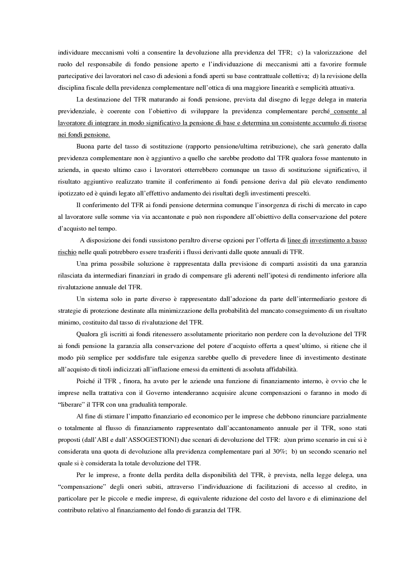 Anteprima della tesi: La previdenza complementare in Italia e nell'ordinamento comunitario. Un fondo pensione negoziale in Italia: Telemaco, fondo pensione complementare per i lavoratori delle aziende di telecomunicazione, Pagina 15
