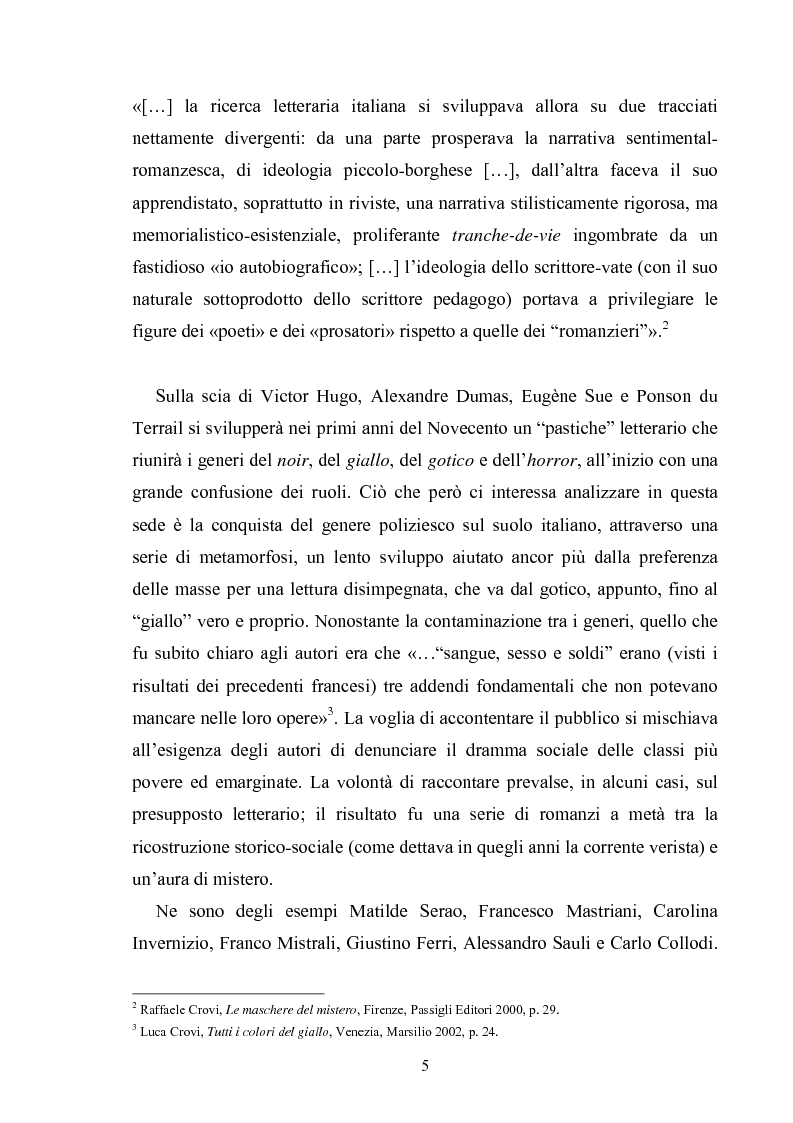Anteprima della tesi: Andrea Camilleri e il romanzo giallo, Pagina 4