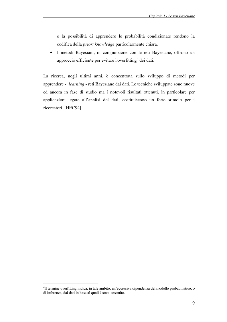Anteprima della tesi: Reti Bayesiane: un approccio multi-esperto allo structural learning, Pagina 6
