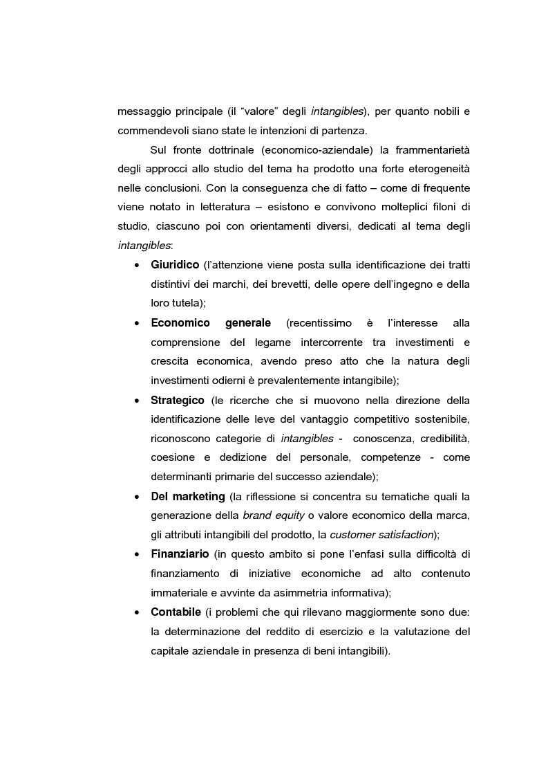 Anteprima della tesi: Le risorse intangibili nella comunicazione economico-finanziaria d'impresa, Pagina 3