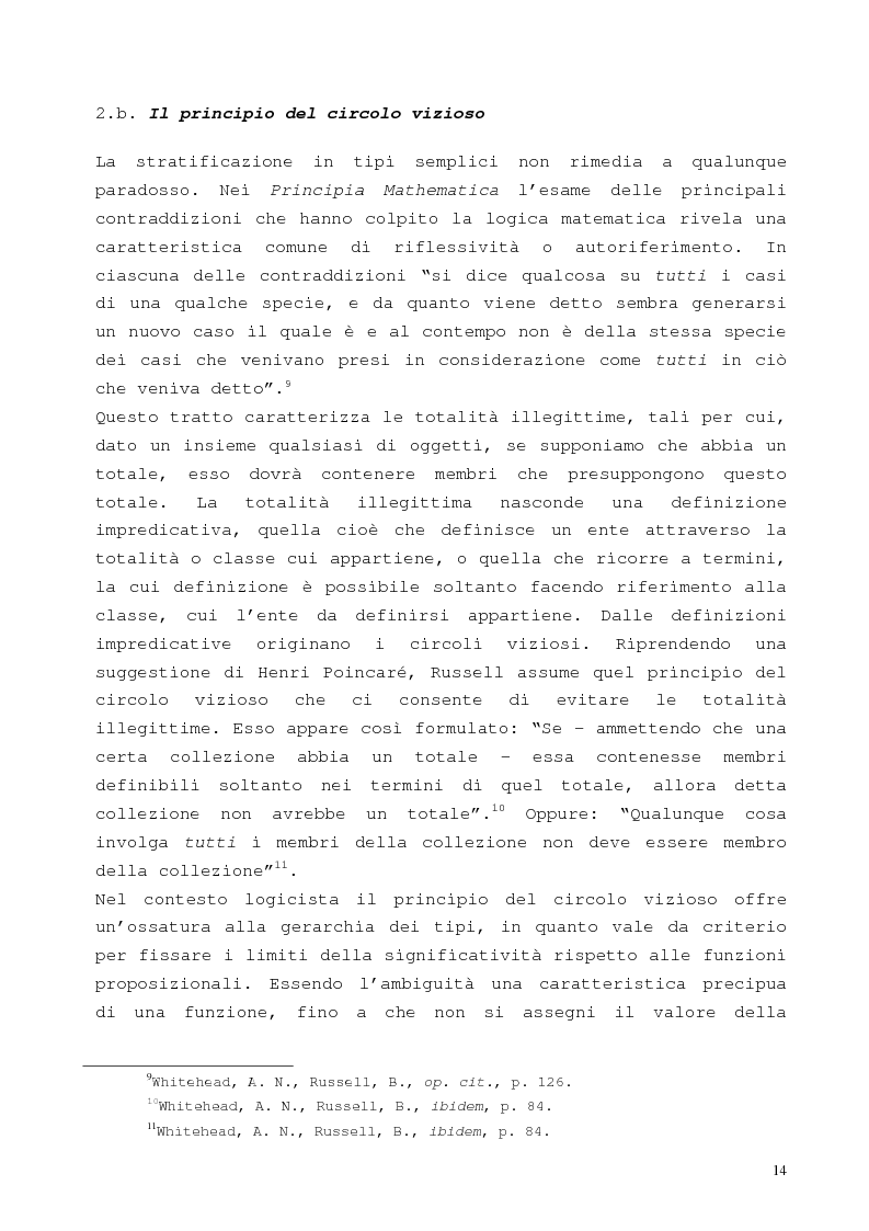 Anteprima della tesi: La proposizione di Godel, Pagina 10