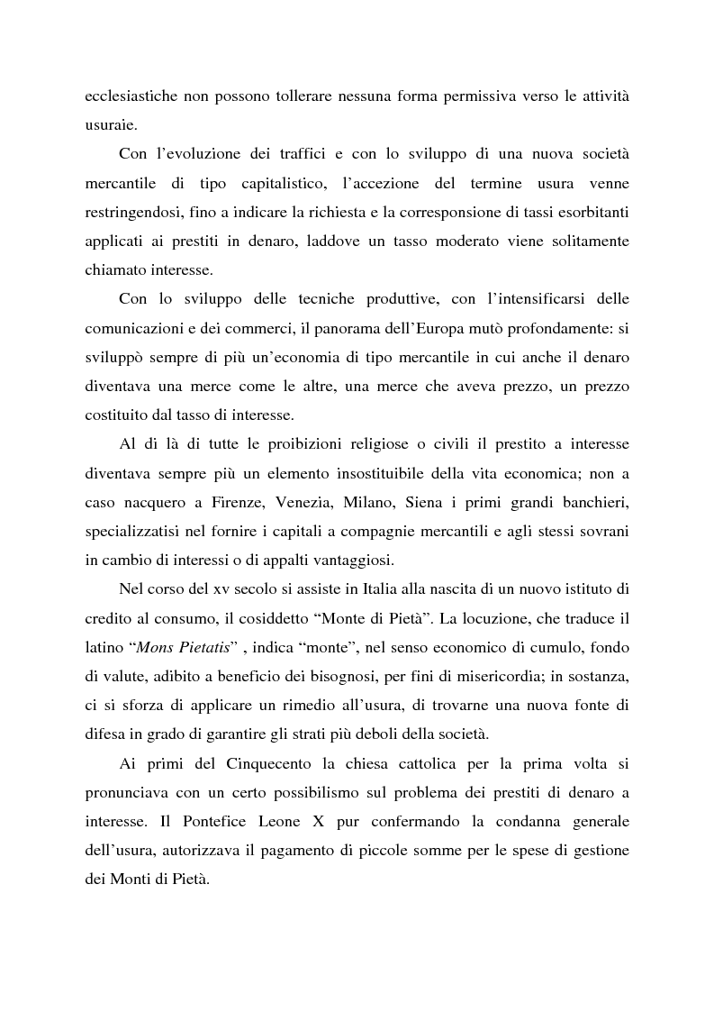 Anteprima della tesi: Profili dell'usura e della polemica antiebraica nel Rinascimento. Il ''mercante di Venezia'' di Shakespeare, Pagina 7