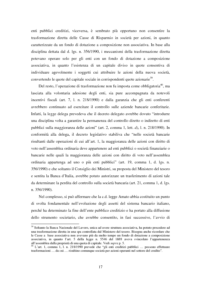 Anteprima della tesi: Natura e funzioni delle fondazioni bancarie, Pagina 12