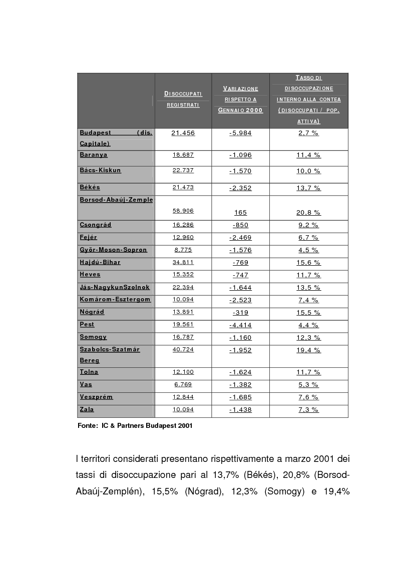 Anteprima della tesi: Imprese italiane in Ungheria. Storie di successo verso l'adesione all'Ue, Pagina 14