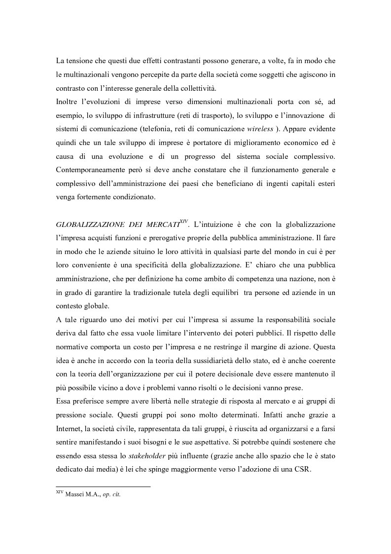 Anteprima della tesi: L'opinione pubblica come ''stakeholder'' emergente; pressioni sociali su Nike e Reebok e strategie di risposta, Pagina 10