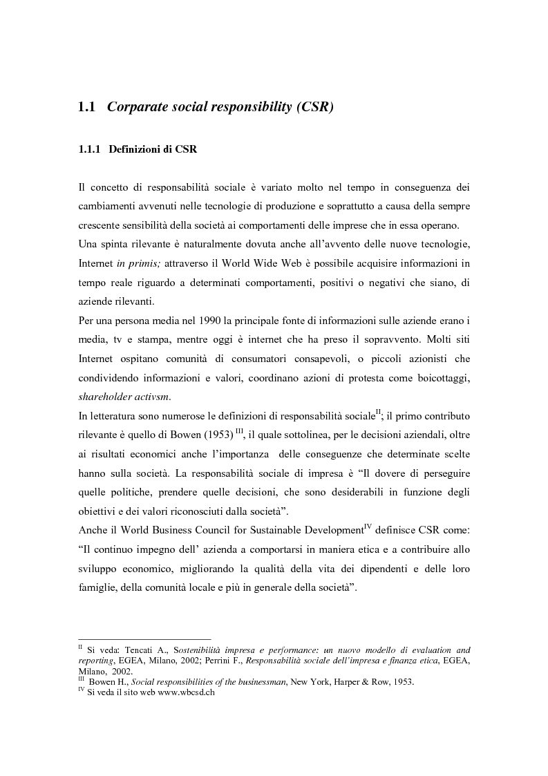Anteprima della tesi: L'opinione pubblica come ''stakeholder'' emergente; pressioni sociali su Nike e Reebok e strategie di risposta, Pagina 4