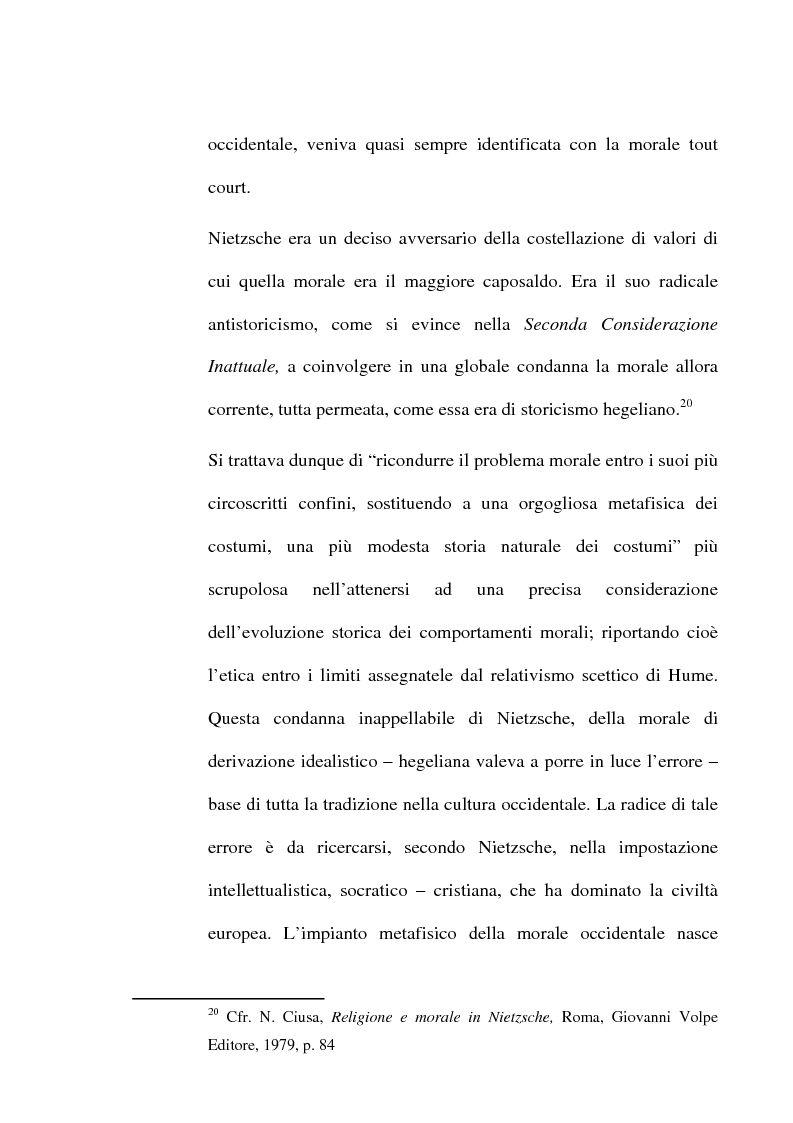 Anteprima della tesi: La critica della cultura in Friedrich Nietzsche, Pagina 10