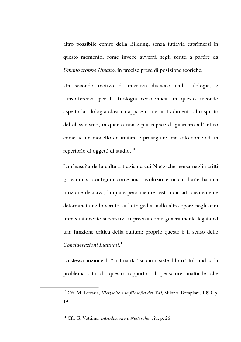 Anteprima della tesi: La critica della cultura in Friedrich Nietzsche, Pagina 5