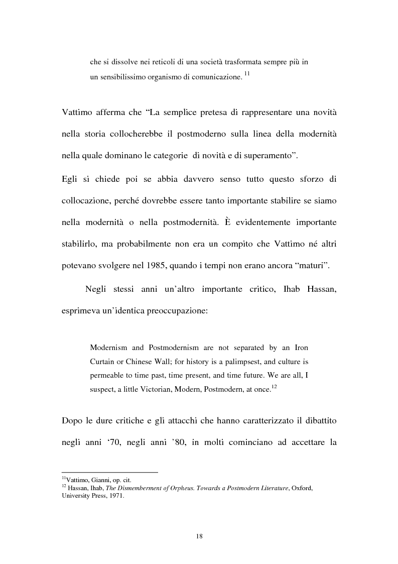Anteprima della tesi: Il romanzo ispano-americano della postmodernità: Eliseo Alberto, Pagina 14