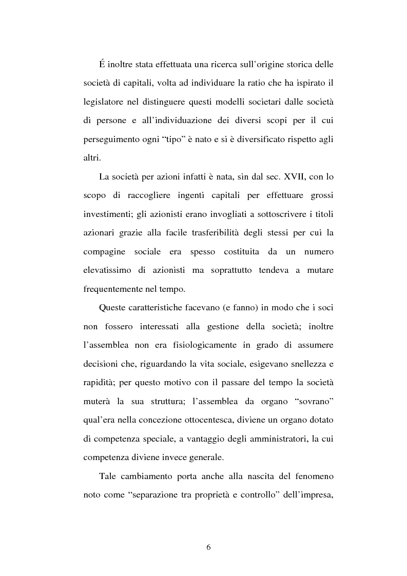 Anteprima della tesi: Assemblea e competenze gestorie, Pagina 3