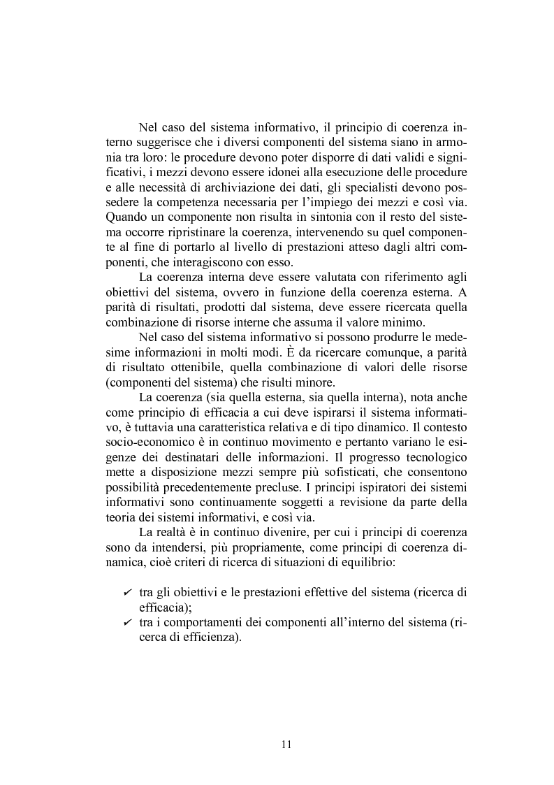 Anteprima della tesi: Sistema informativo aziendale per il controllo di gestione. Analisi di un caso, Pagina 11