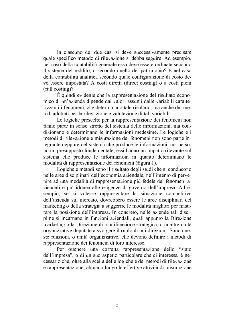Anteprima della tesi: Sistema informativo aziendale per il controllo di gestione. Analisi di un caso, Pagina 5