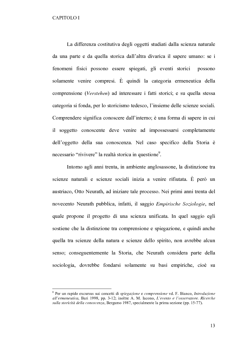 Anteprima della tesi: Tra retorica e storia: la metahistory di Hayden White, Pagina 9