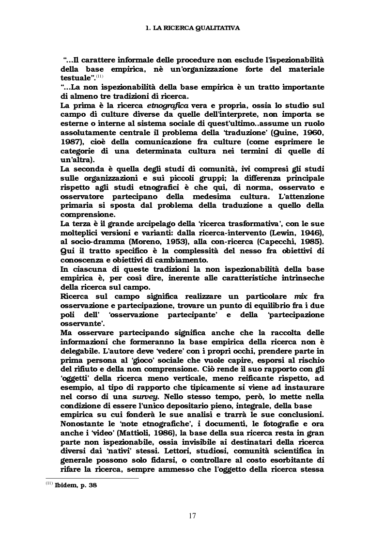 Anteprima della tesi: Ricerca qualitativa e software per l'analisi dei dati testuali, Pagina 12