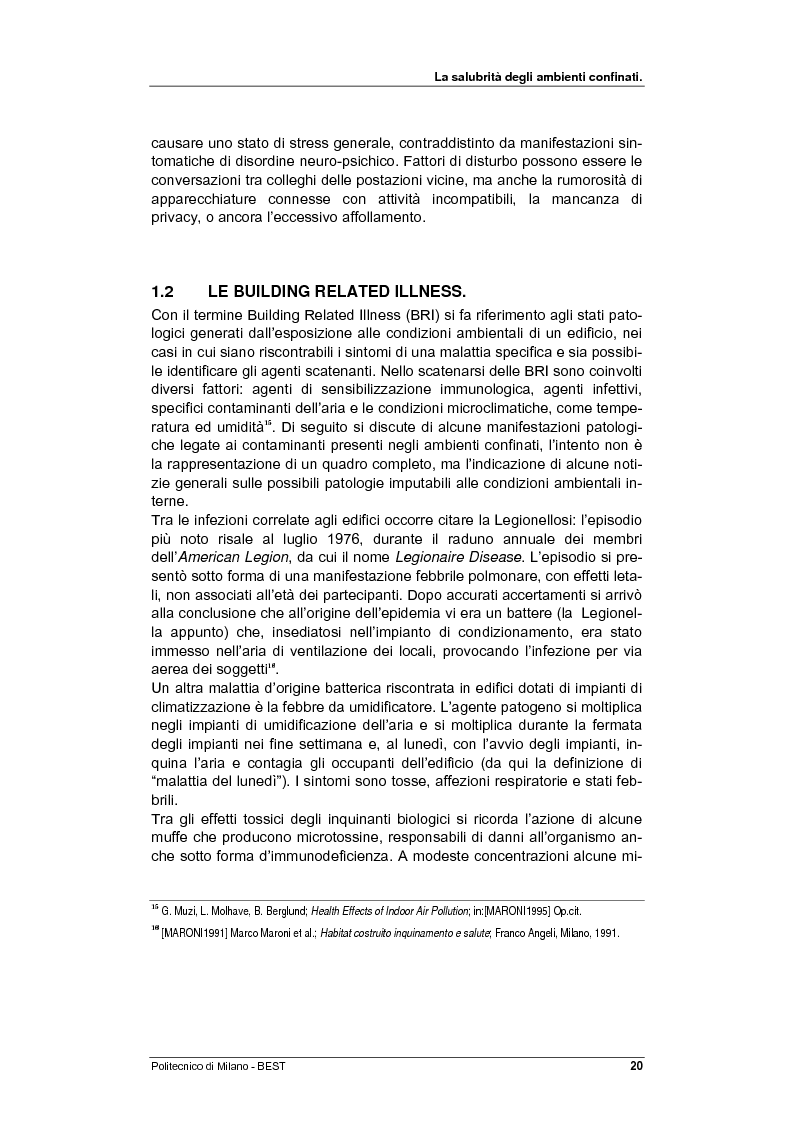Anteprima della tesi: Dalla checklist al sistema informativo: strumenti di rilievo e metodi di valutazione della qualità negli ambienti di vita e di lavoro, Pagina 12