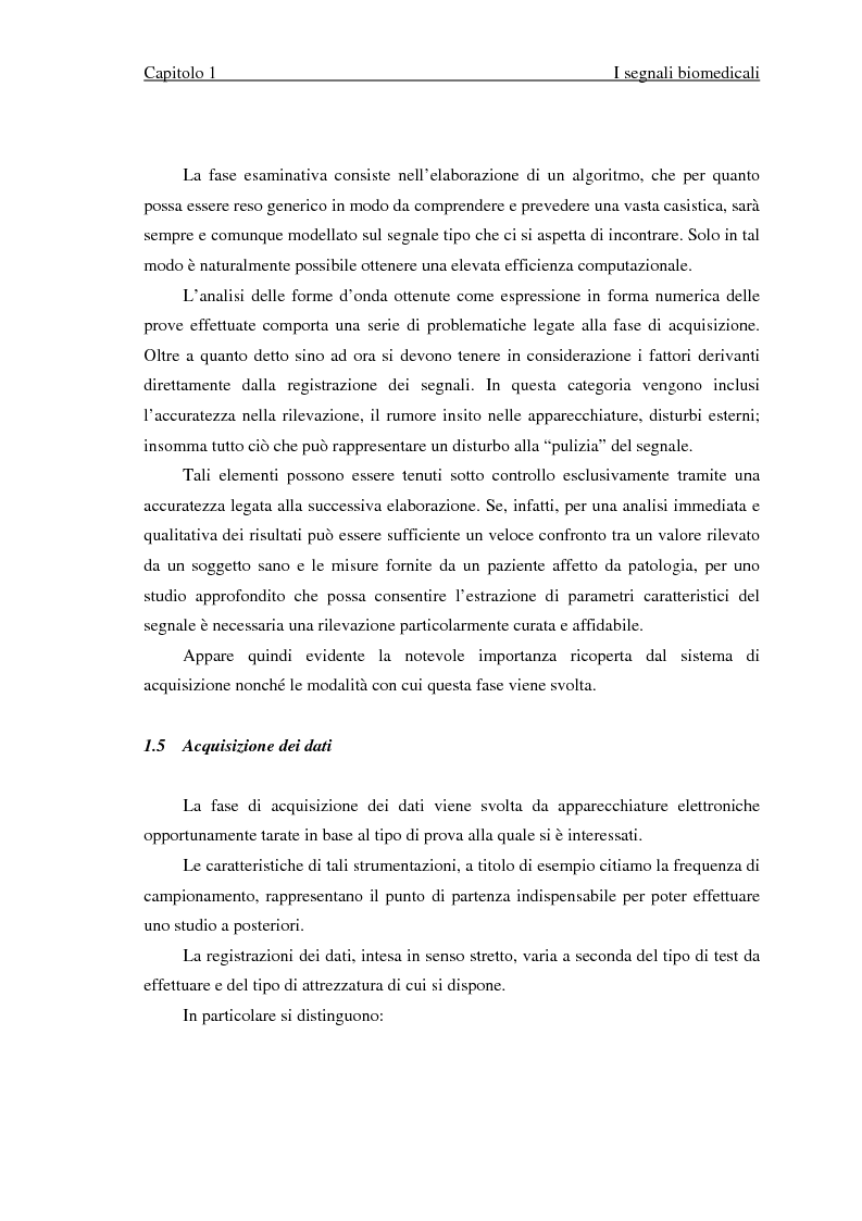 Anteprima della tesi: Valutazione di segnali posturografici: analisi nei domini del tempo e delle frequenze, Pagina 10