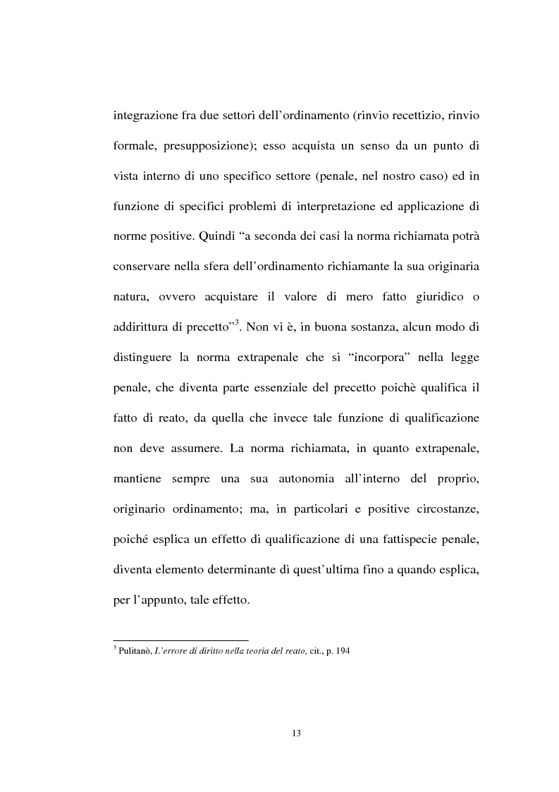 Anteprima della tesi: Ignorantia legis scusabile ed inescusabile. Orientamenti dottrinari e giurisprudenziali con particolare riferimento al settore ambientale, Pagina 10