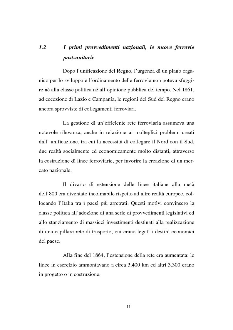 Anteprima della tesi: Evoluzione strategico organizzativa del Gruppo Ferrovie dello Stato S.p.A., Pagina 6