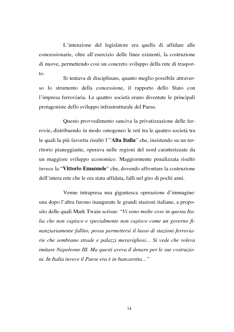 Anteprima della tesi: Evoluzione strategico organizzativa del Gruppo Ferrovie dello Stato S.p.A., Pagina 9