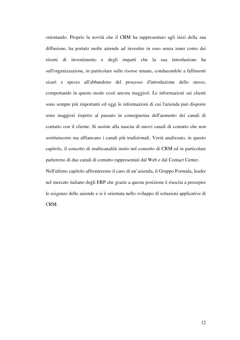 Anteprima della tesi: Prime evidenze sulle interrelazioni tra sistemi Erp e Crm, Pagina 4