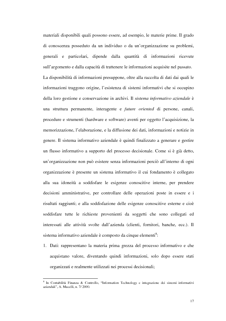 Anteprima della tesi: Prime evidenze sulle interrelazioni tra sistemi Erp e Crm, Pagina 9