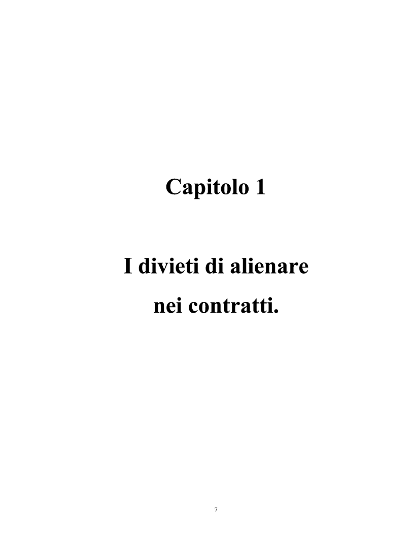 Anteprima della tesi: I patti di non alienazione, Pagina 4
