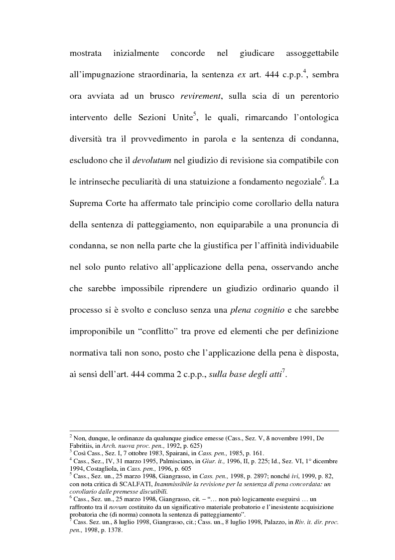 Anteprima della tesi: Il concetto di ''nuove prove'' ai fini della revisione, Pagina 5