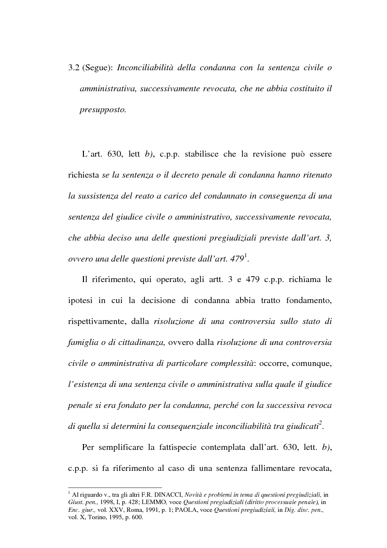 Anteprima della tesi: Il concetto di ''nuove prove'' ai fini della revisione, Pagina 9