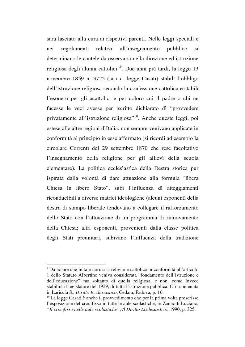 Anteprima della tesi: La presenza del crocifisso nei luoghi pubblici, Pagina 12