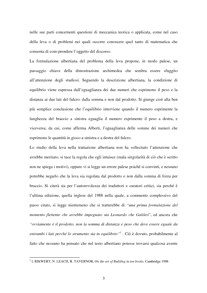 Anteprima della tesi: Tracce di statica archimedea in L. B. Alberti, Pagina 2