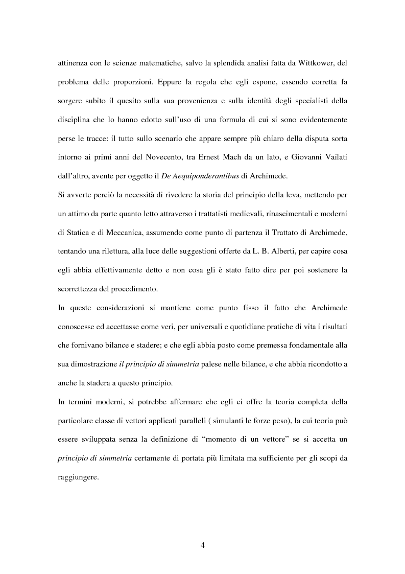 Anteprima della tesi: Tracce di statica archimedea in L. B. Alberti, Pagina 3