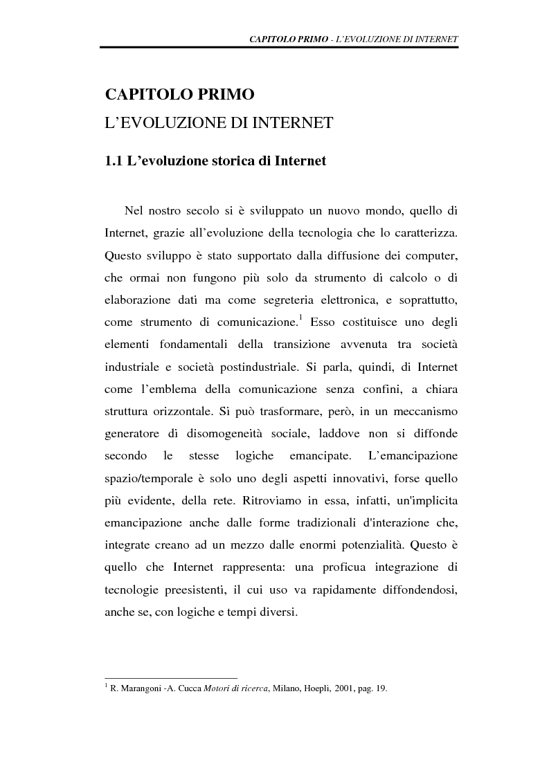 Anteprima della tesi: I modelli di business nei motori di ricerca, Pagina 4