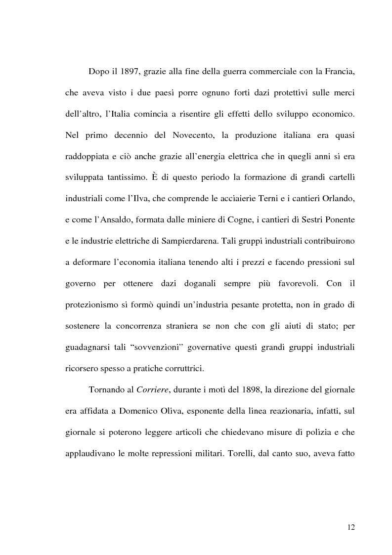 Anteprima della tesi: Il crack Rizzoli nelle cronache e nei commenti del Corriere della Sera, Pagina 10