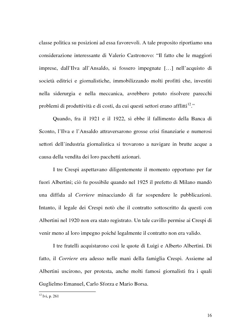 Anteprima della tesi: Il crack Rizzoli nelle cronache e nei commenti del Corriere della Sera, Pagina 14