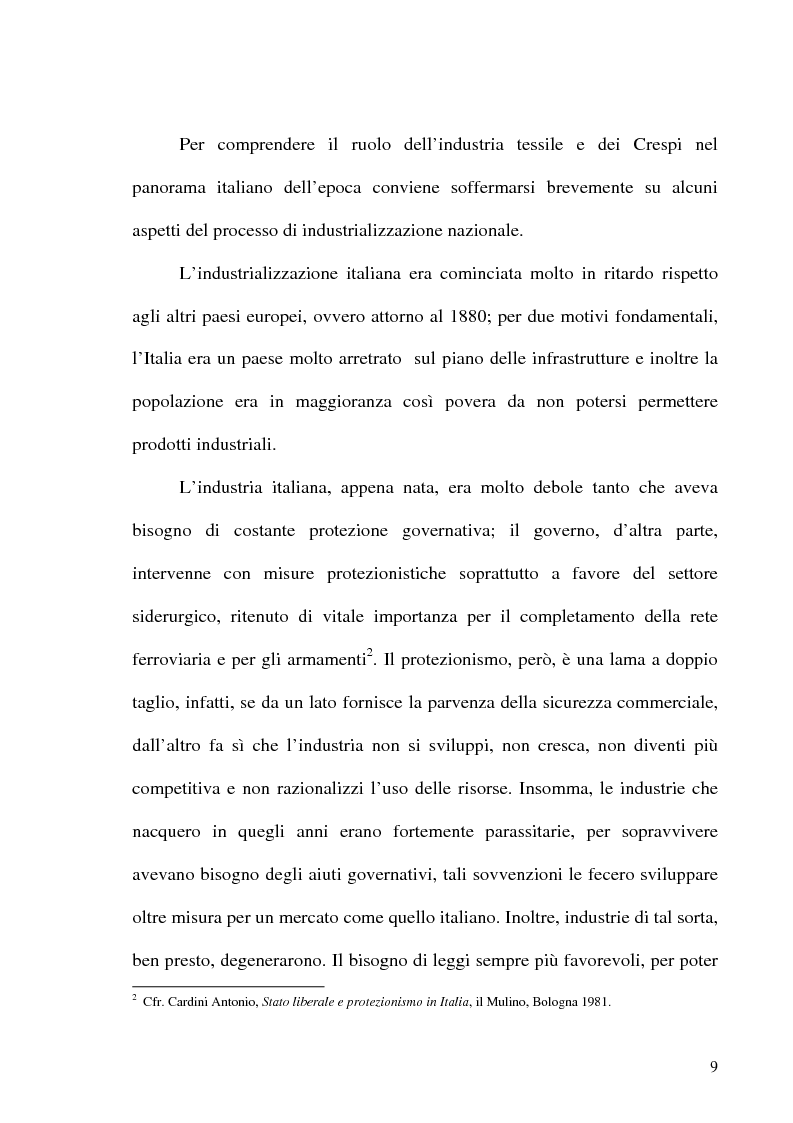 Anteprima della tesi: Il crack Rizzoli nelle cronache e nei commenti del Corriere della Sera, Pagina 7